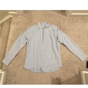 American Eagle Outfitters Light Blue Casual Button Down Shirt